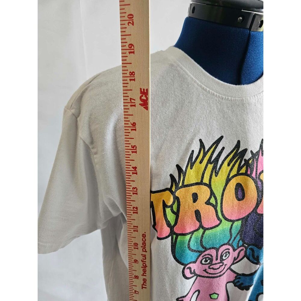 Good Luck Trolls 60th Anniversary Retro Graphic Tee Shirt M Y2K Colorful - Picture 5 of 5